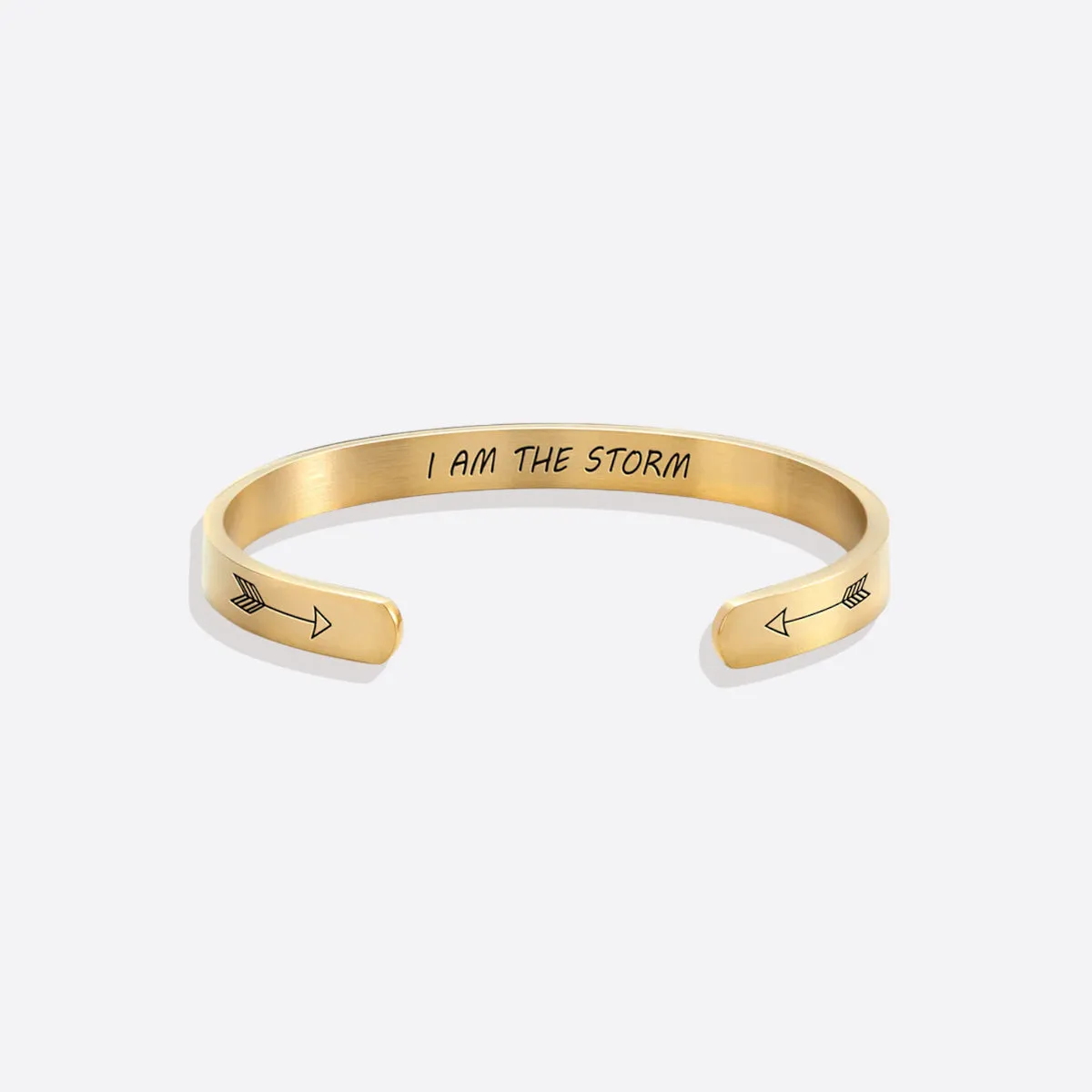 I Am The Storm Personalizable Cuff Bracelet