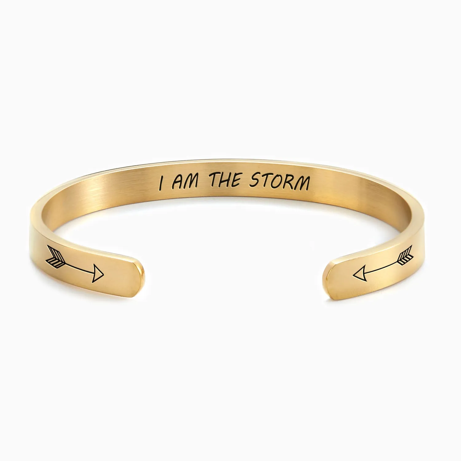 I Am The Storm Personalizable Cuff Bracelet