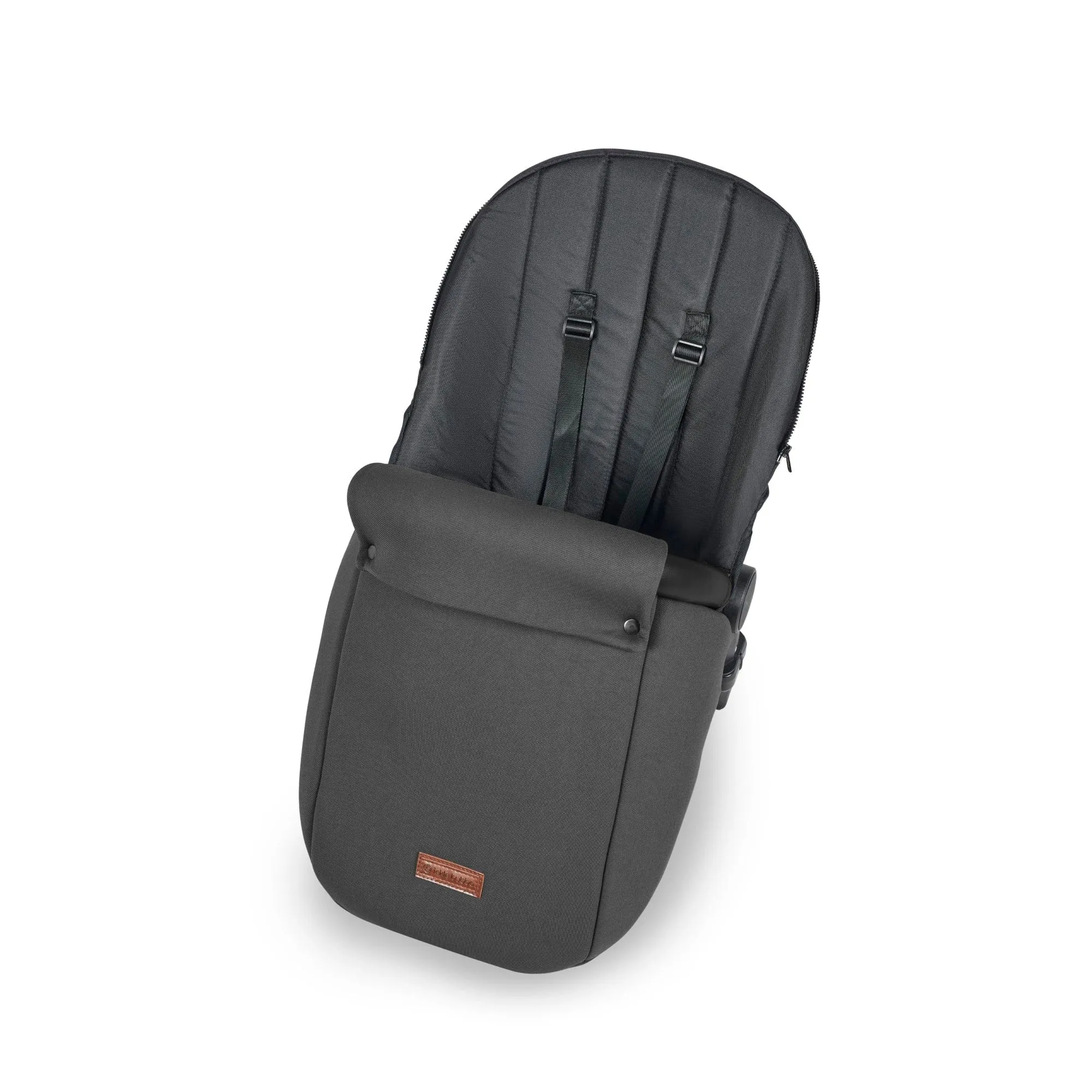 Ickle Bubba Stomp Luxe All-in-One I-Size Travel System With Isofix Base - Black / Charcoal Grey / Black