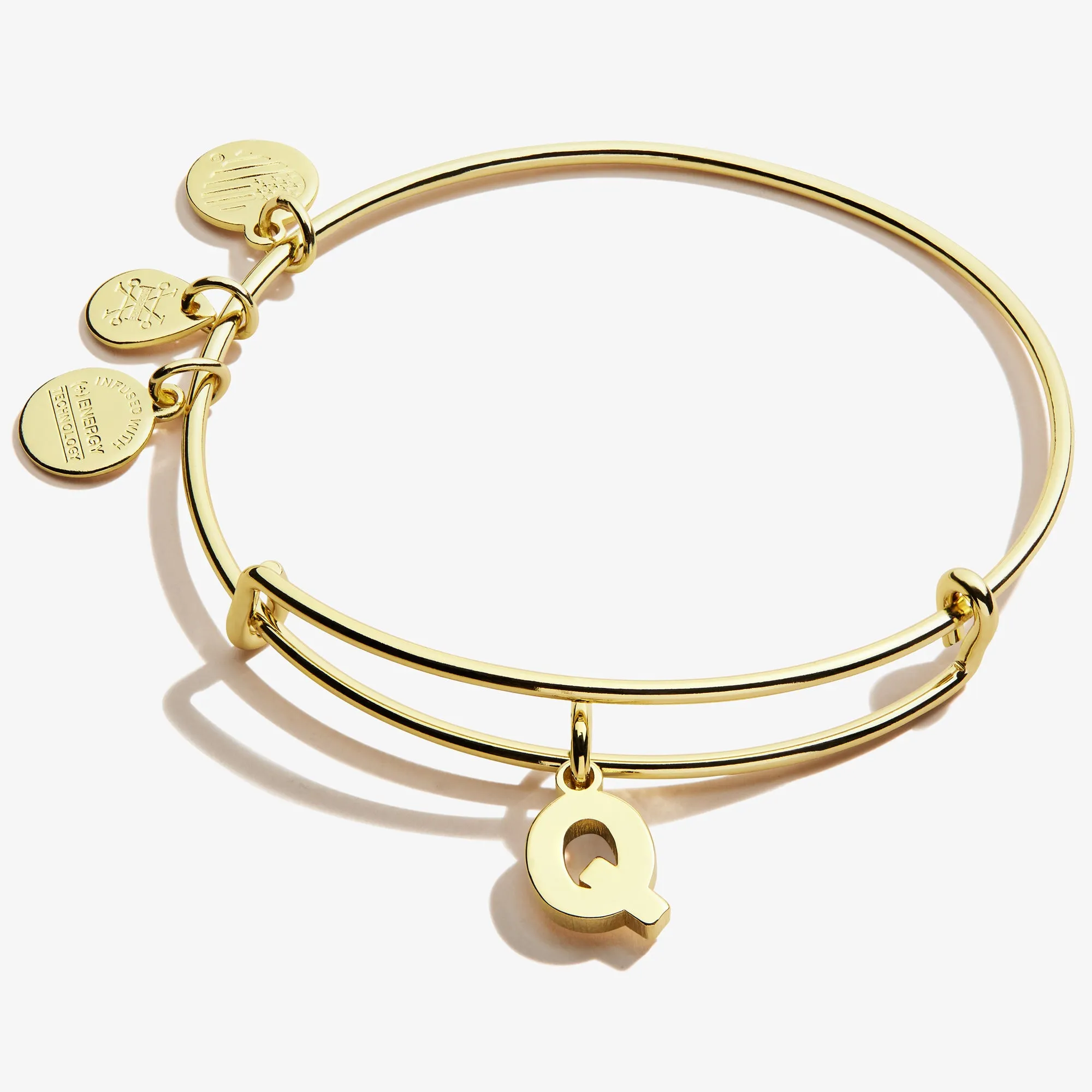 Initial Q Charm Bangle