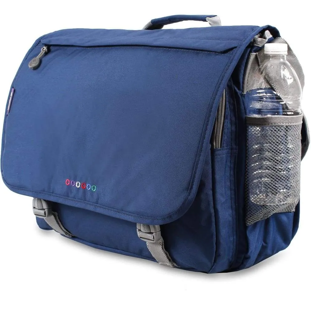 J World New York Laptop / Messenger Style Bag - Thomas Navy