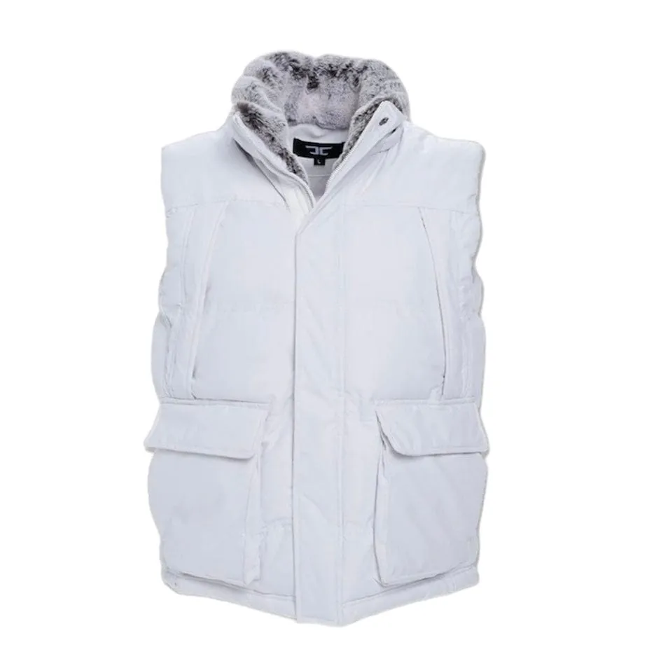 Jordan Craig Yukon Fur Lined Puffer Vest (L/Grey) 9374V