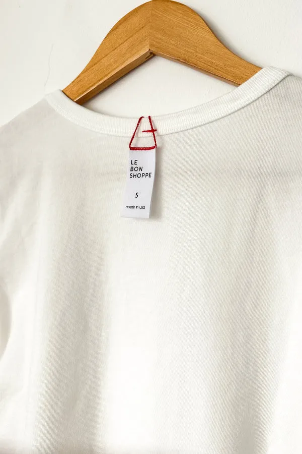 Le Bon Shoppe - Little Boy Tee | Vintage White