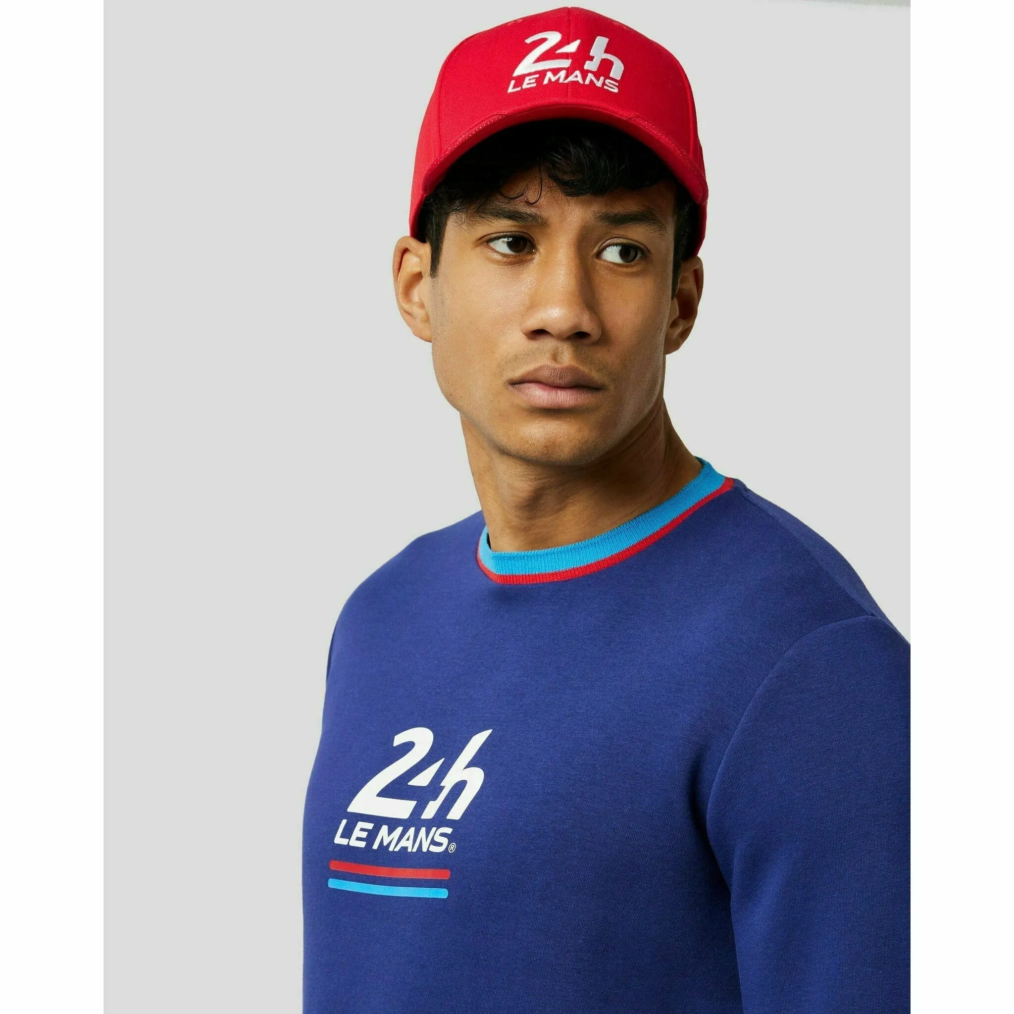 Le Mans 24 Hours Men's Heritage Large Logo Sweater- Navy