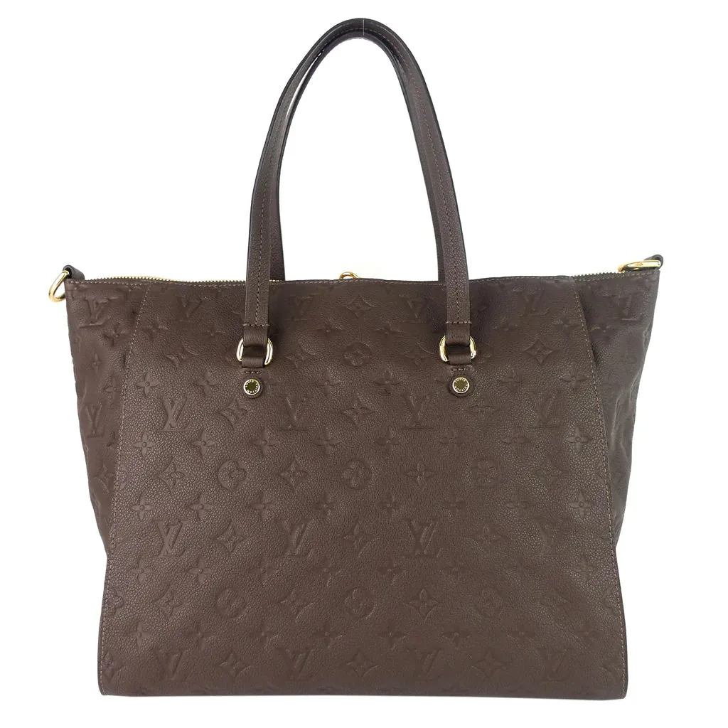 Louis Vuitton Brown Lumineuse Empreinte Leather Two-Way Tote Bag