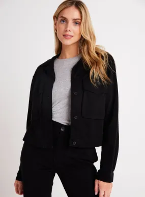 Madison Flap Pocket Jacket - Black