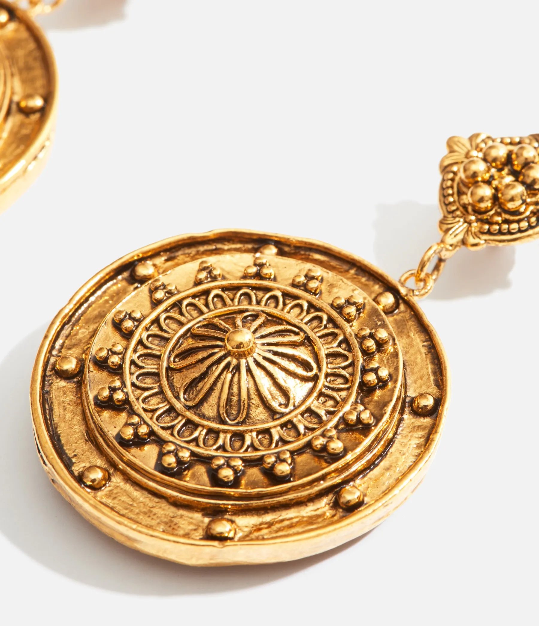 Medallion Earrings