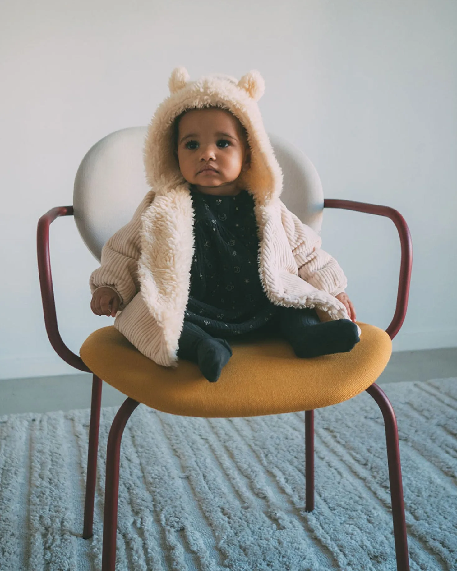 MY LITTLE COZMO MANIFESTO n°1 Baby Organic Corduroy Coat