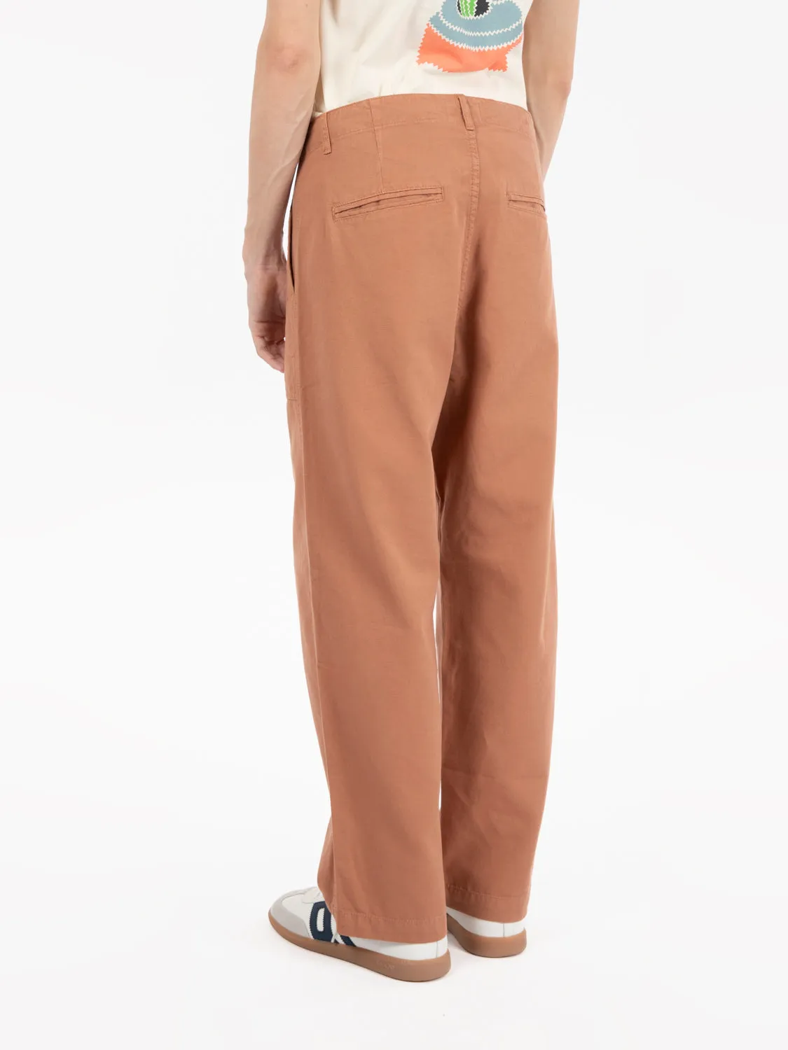 Pantaloni Gamal sienna terra