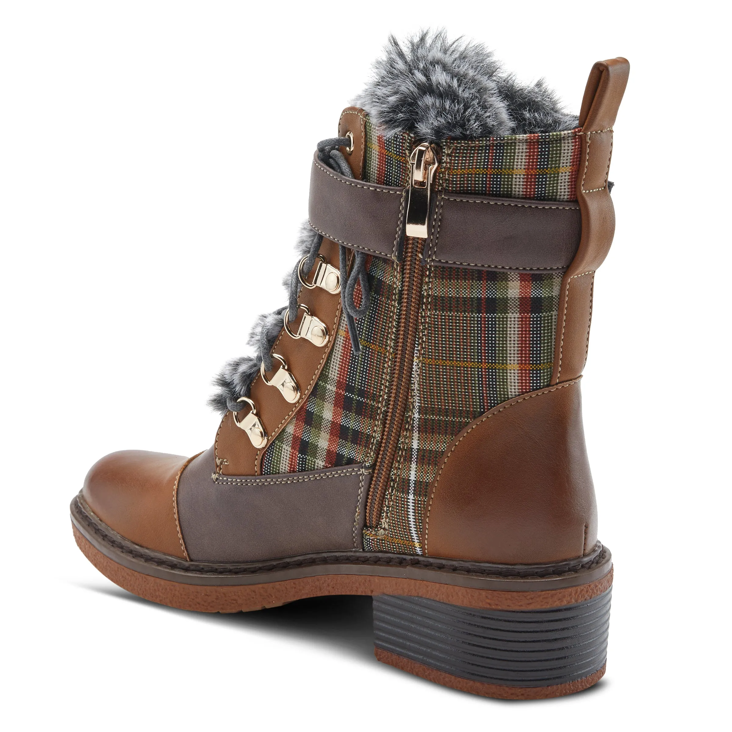 PATRIZIA HILVIA-PLAID BOOTIES