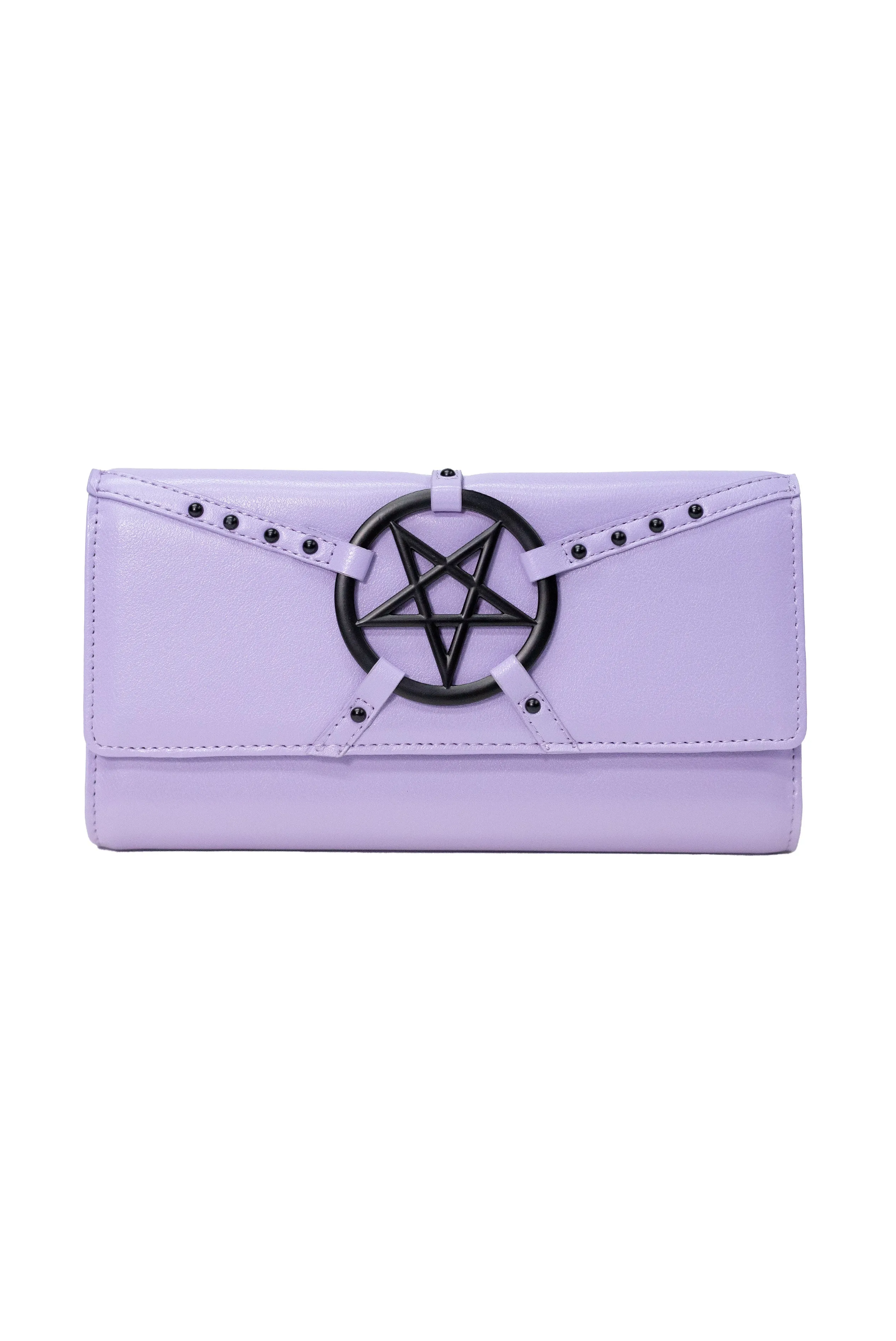 Pentagram Harness - Purple Clutch Wallet