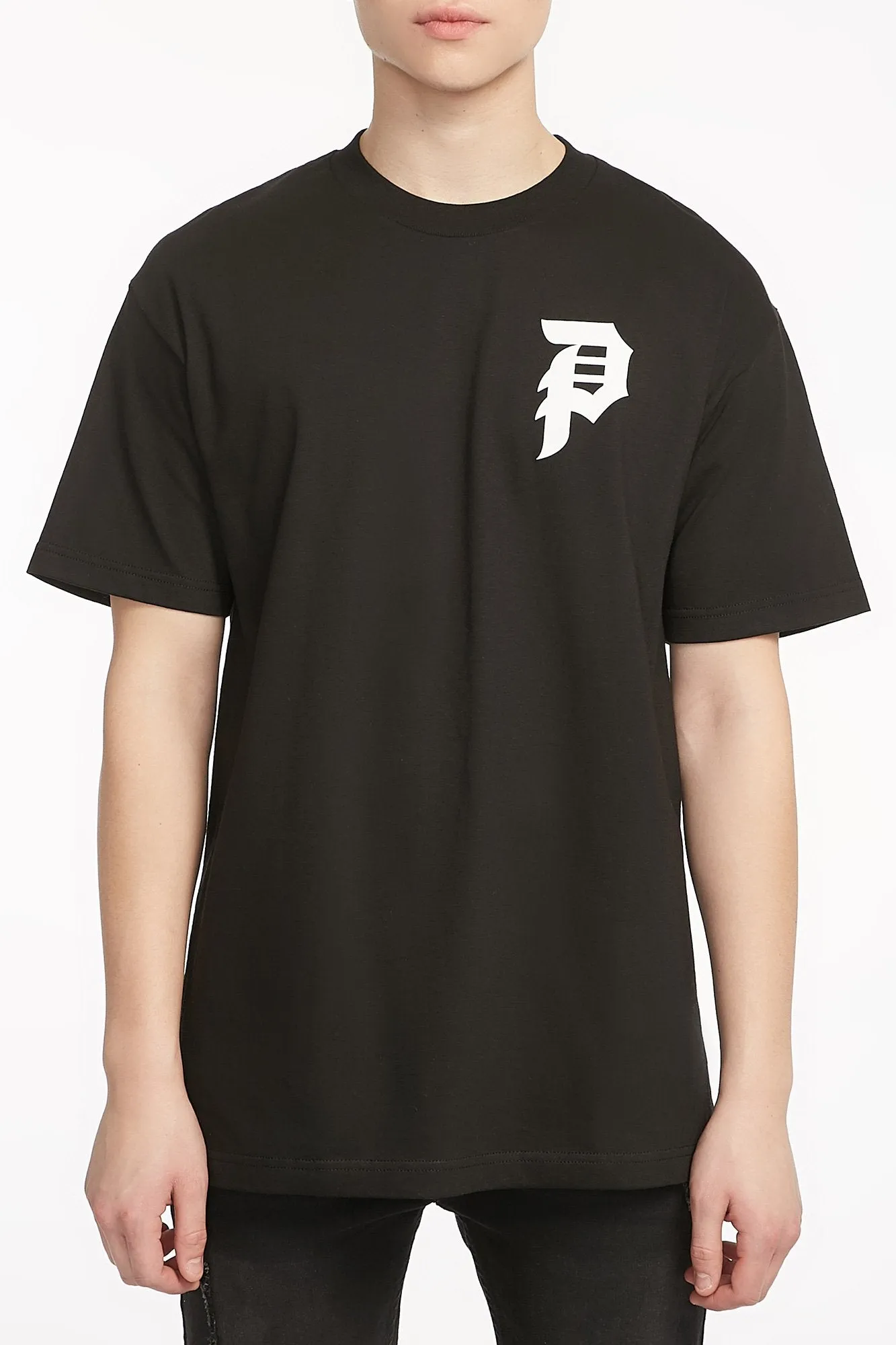 Primitive Guys Black Bloom Short Sleeve Graphic Tee