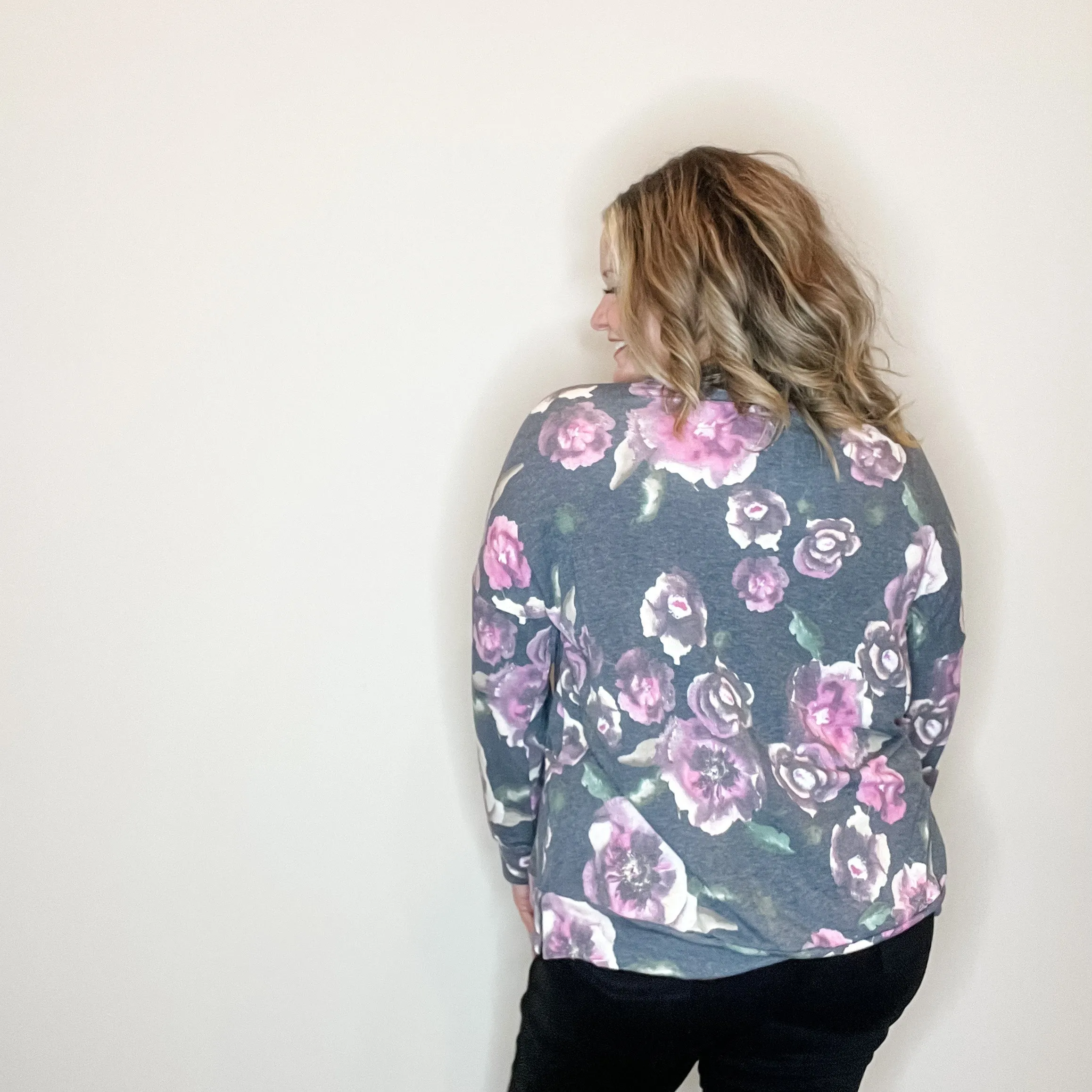 "It's Over" Floral Long Sleeve Weekender Style