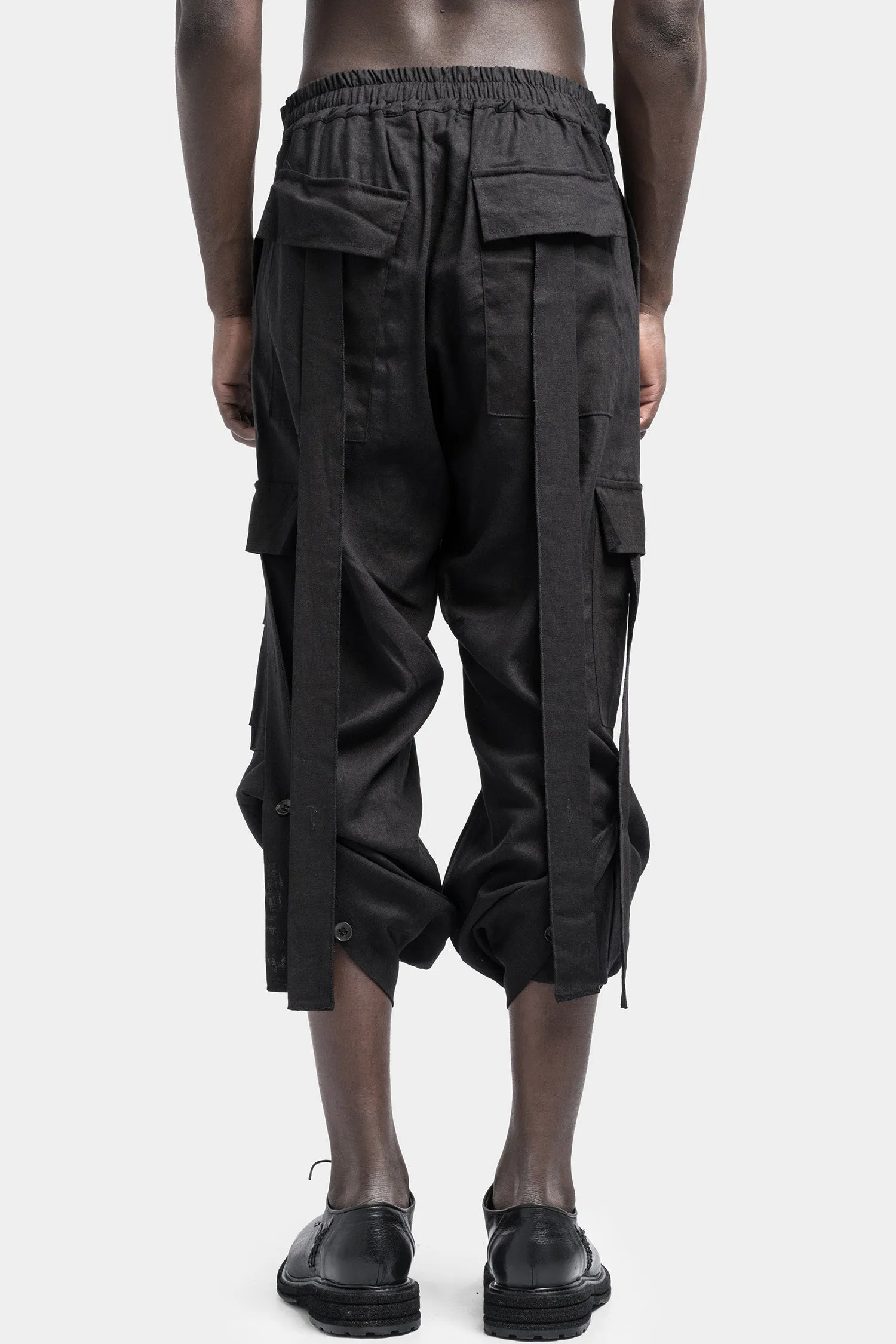 Relaxed cargo pocket trousers