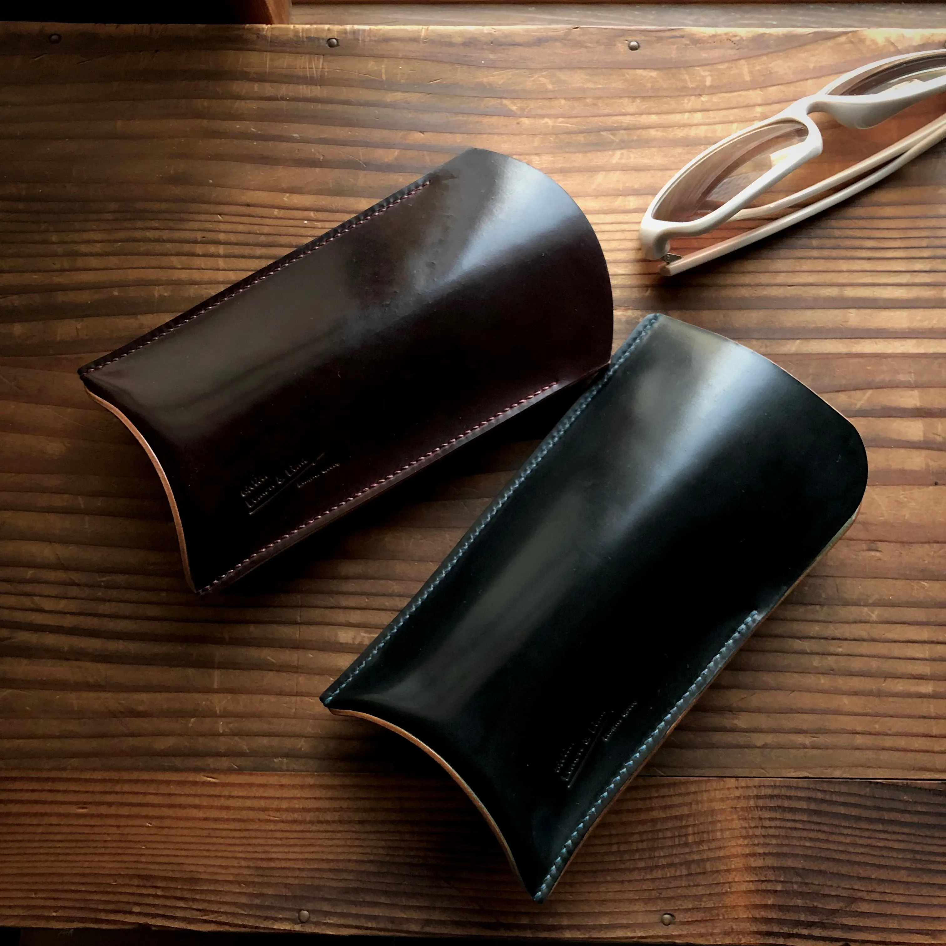 Shell Glasses Case【Horween】シェルコードバンのメガネケース