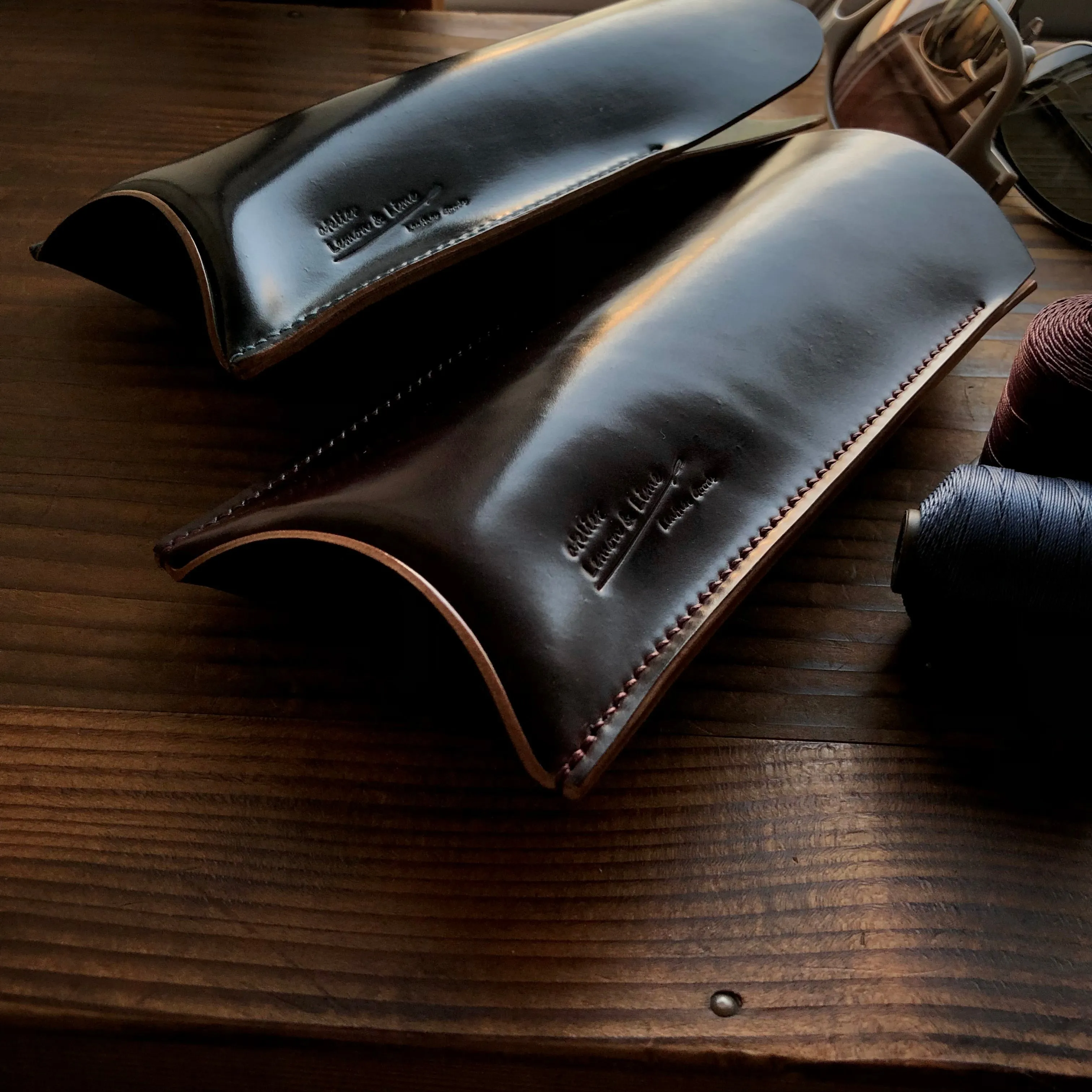 Shell Glasses Case【Horween】シェルコードバンのメガネケース