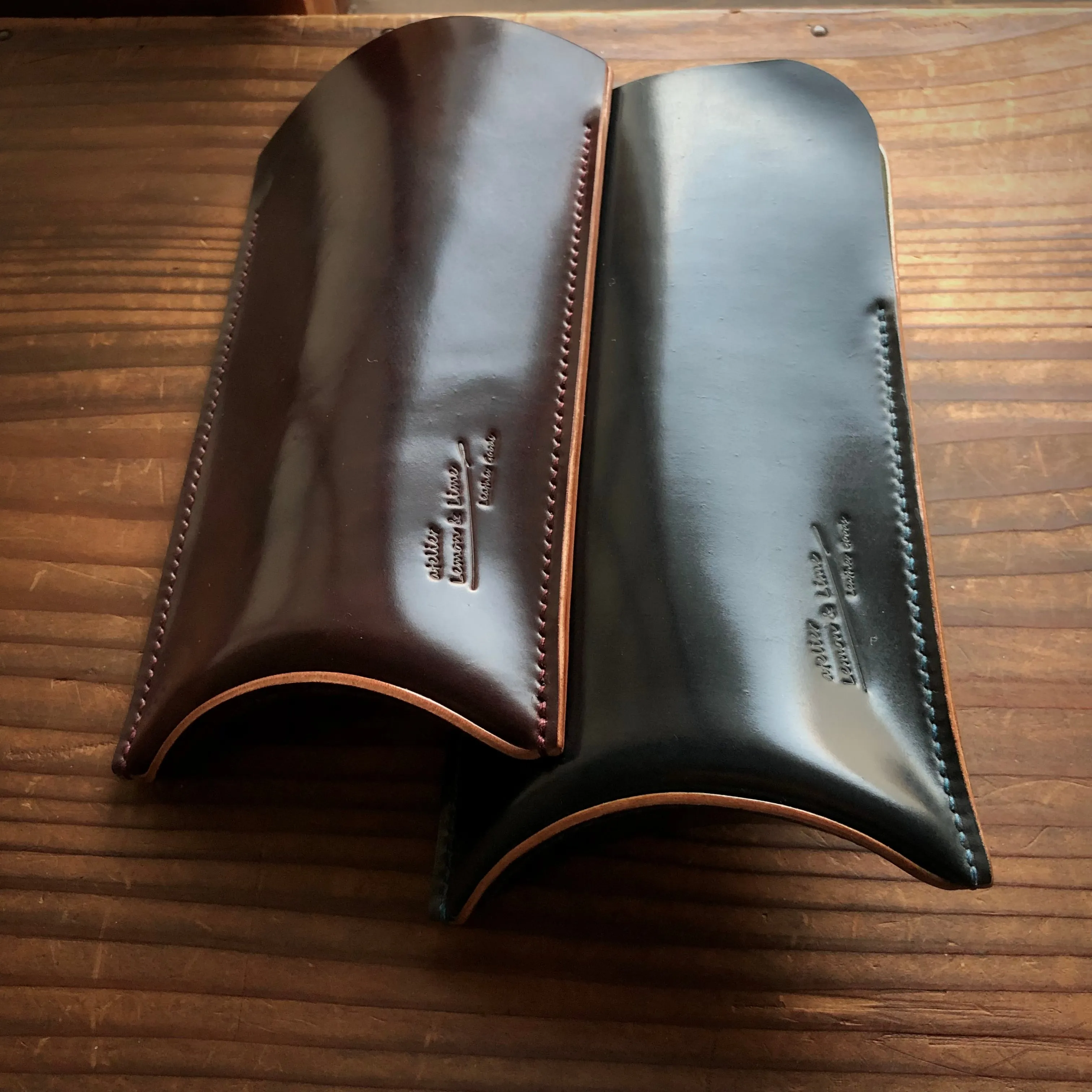 Shell Glasses Case【Horween】シェルコードバンのメガネケース