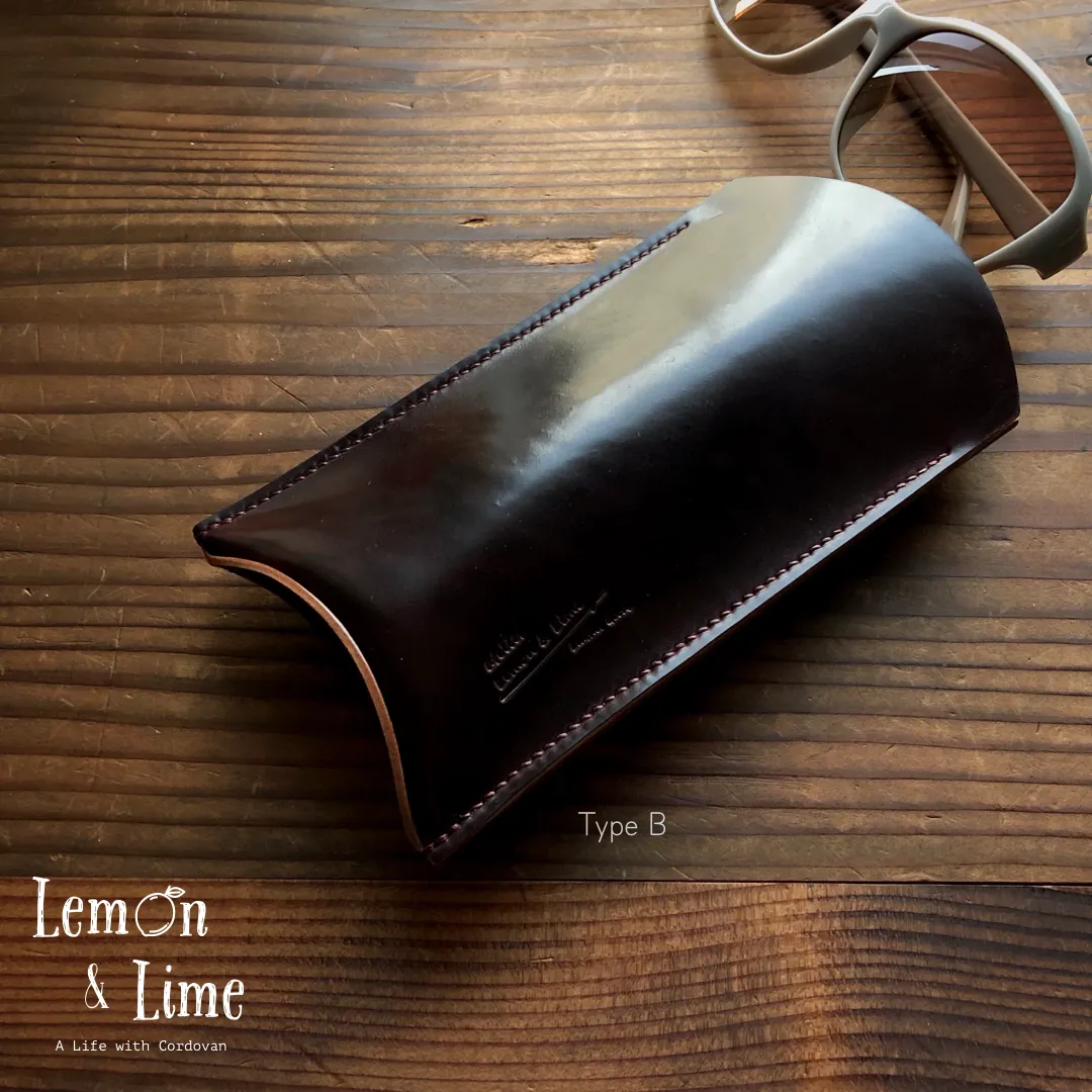 Shell Glasses Case【Horween】シェルコードバンのメガネケース