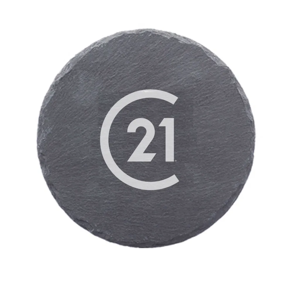 Slate Coaster with Your DBA Logo