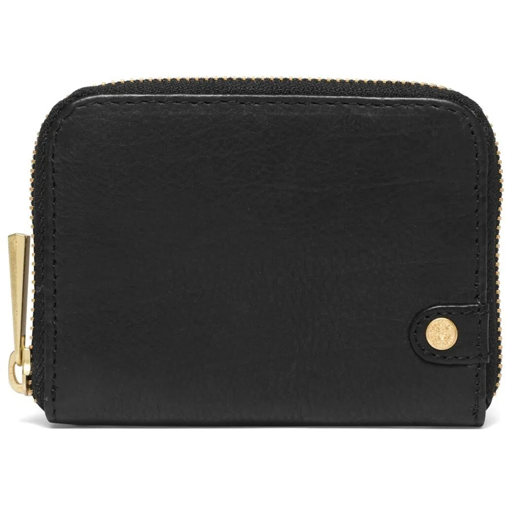 Small simple wallet in soft leather / 14194 - Black (Nero)