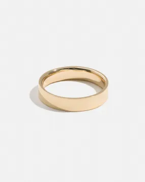 Square Band in 14k Gold 4mm