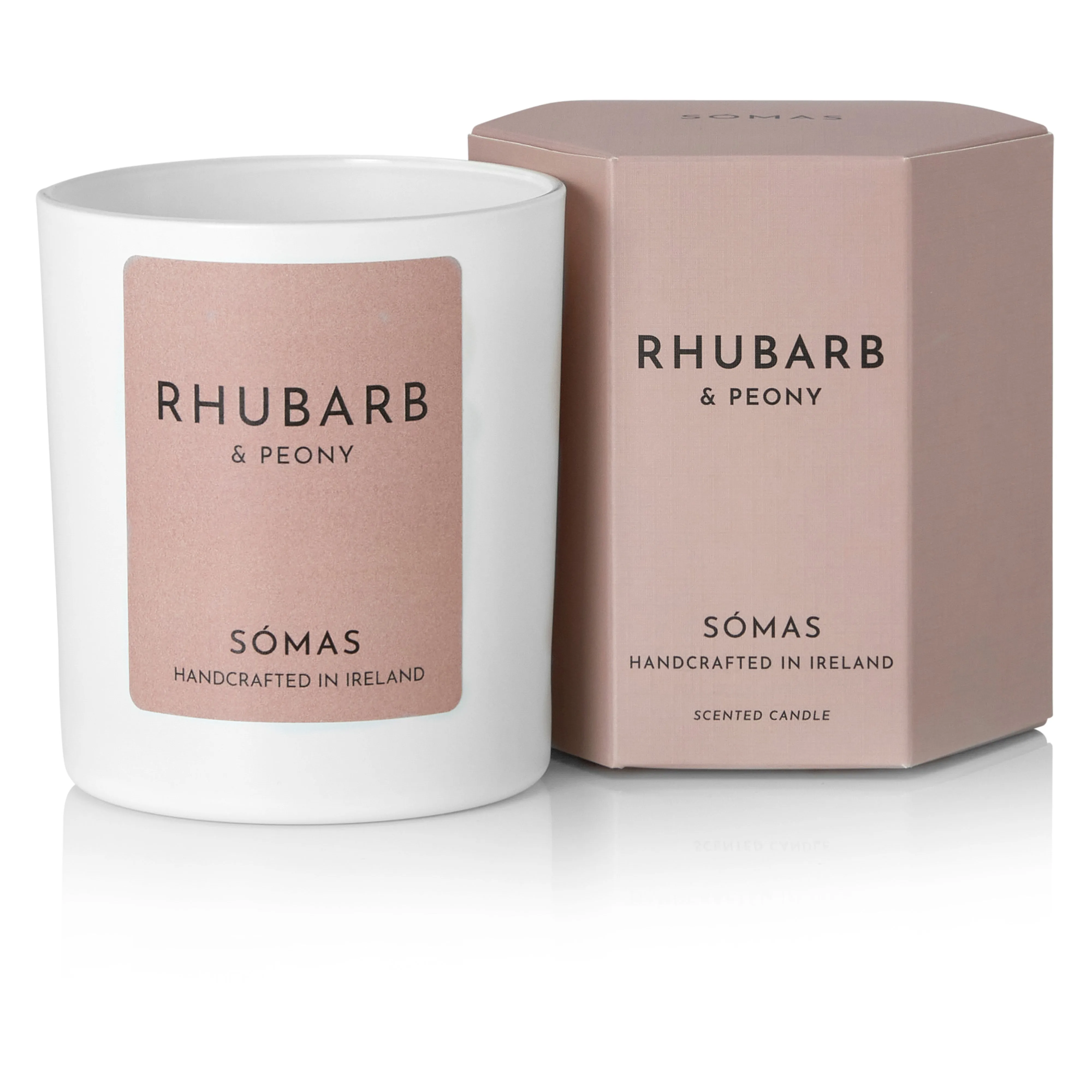 Sómas Rhubarb & Peony Soy Candle