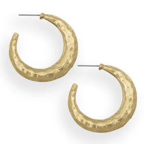 Textured hoop Earrings