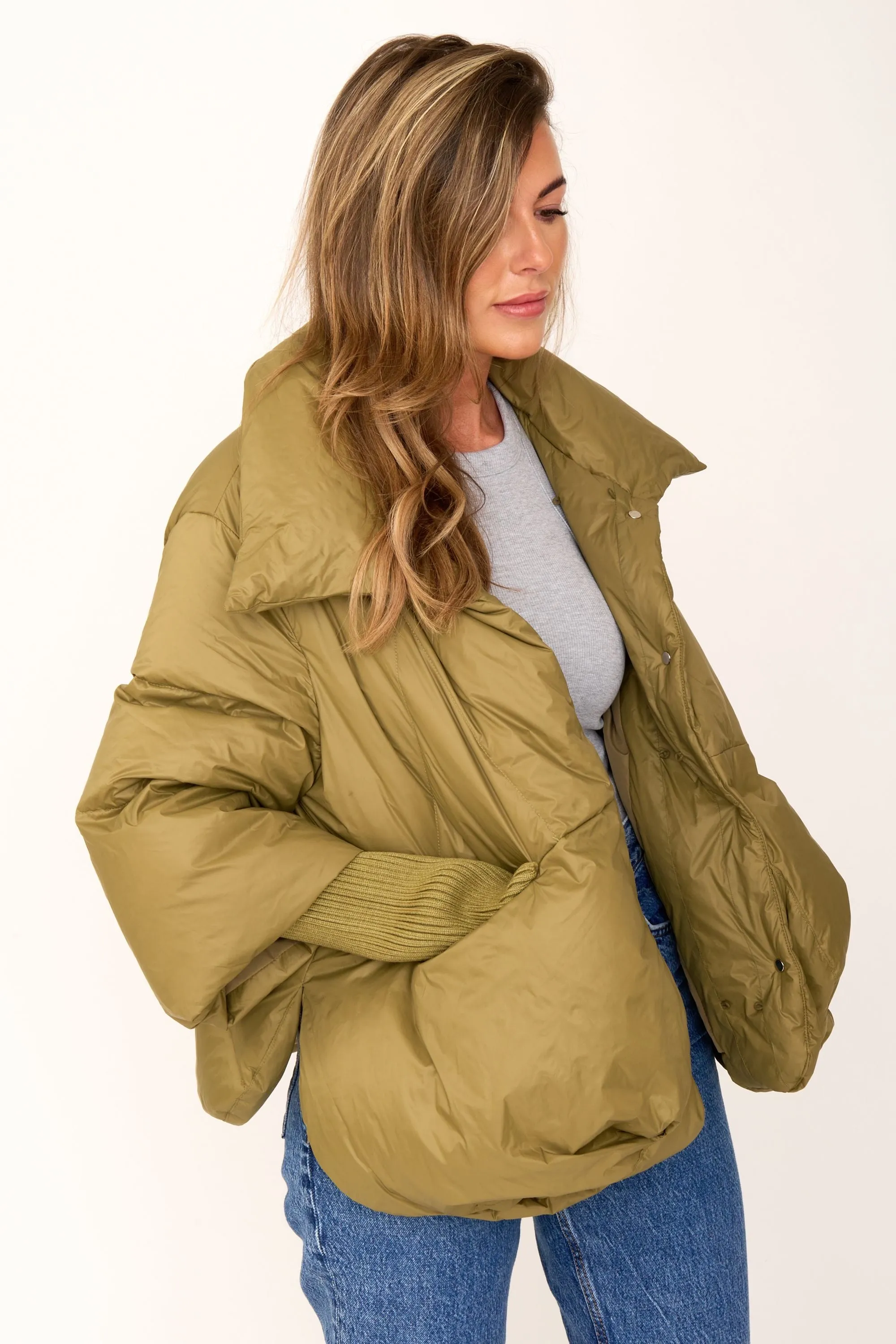 The Popski Goose Down Jacket with Faux Fur