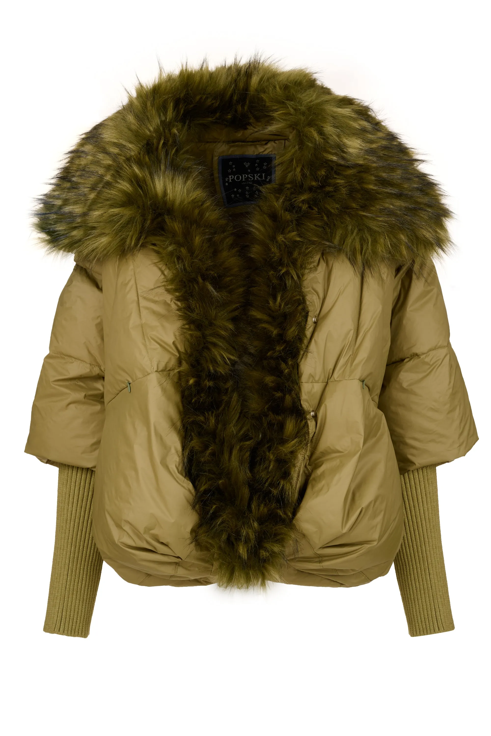 The Popski Goose Down Jacket with Faux Fur