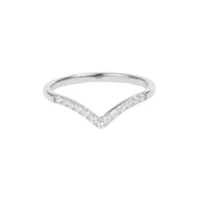 V shape ring