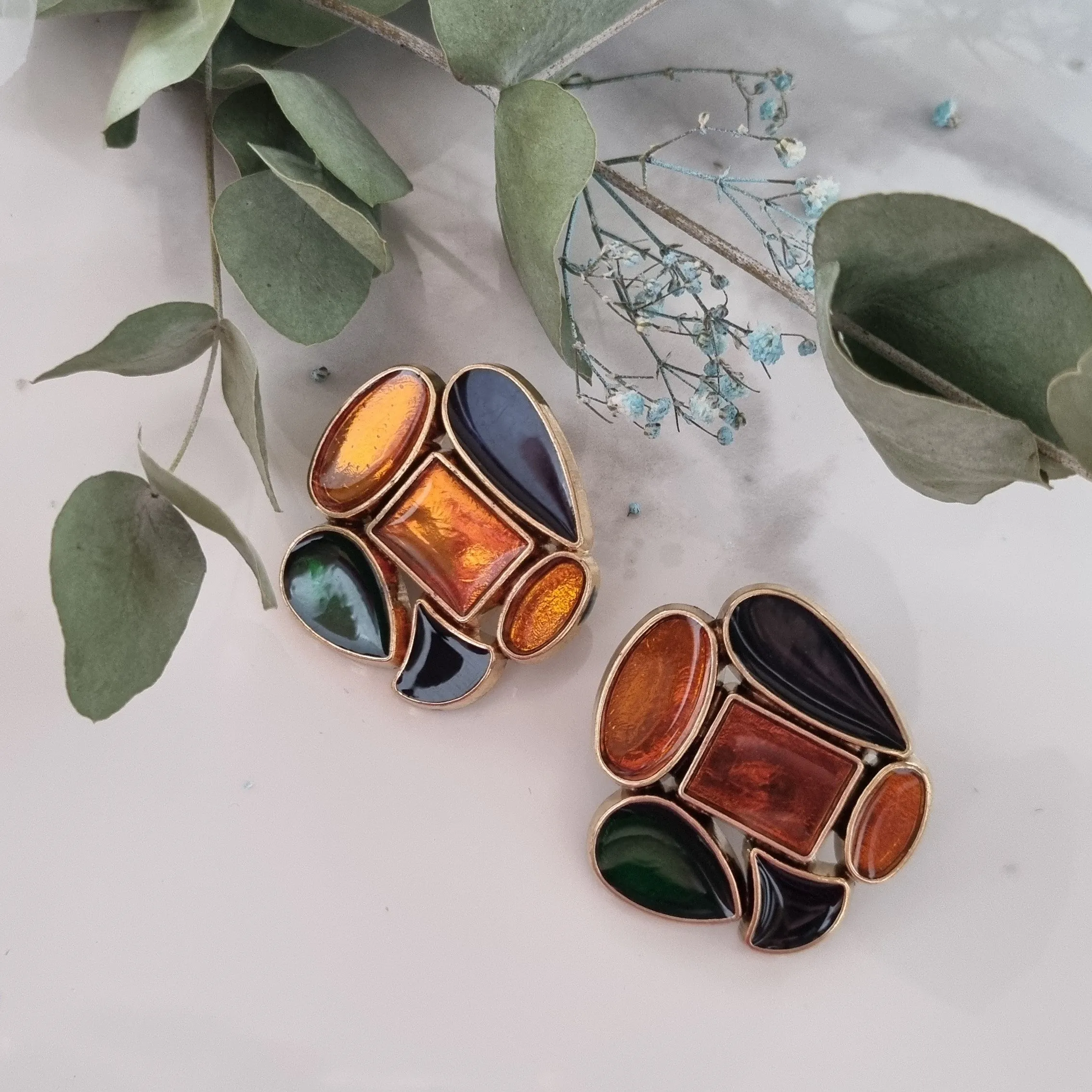 Vintage earrings - Clearly 80s