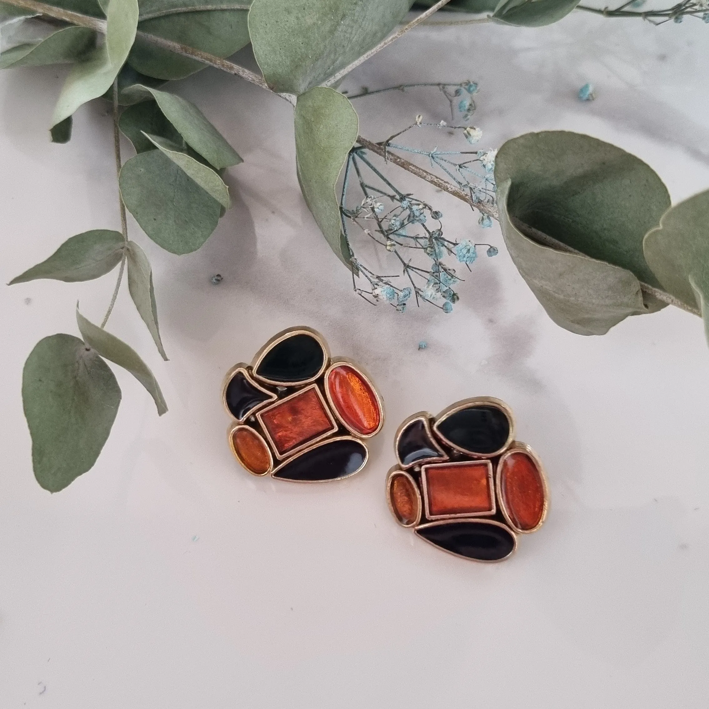 Vintage earrings - Clearly 80s