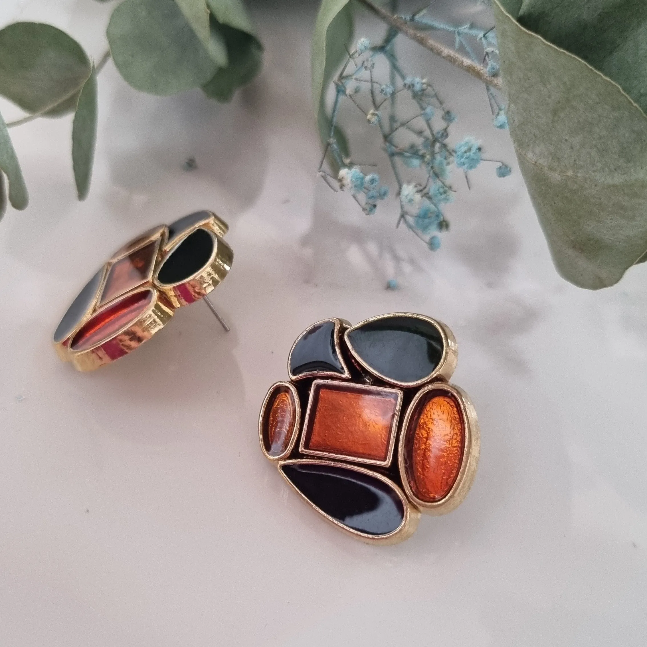 Vintage earrings - Clearly 80s