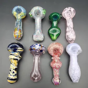 Worked Style Spoon Pipe | 3.5 | Assorted Designs